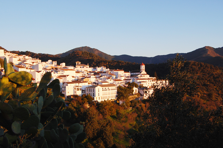 Sunset in Genalguacil, a nearby unspoilt village